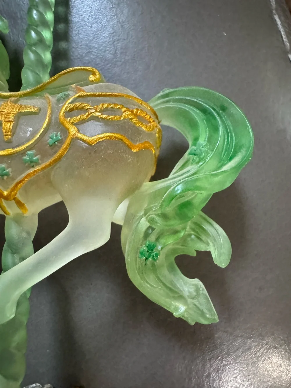 Rare-Irish luck of the Irish Unicorn Carousel Collection by Hamilton Collection